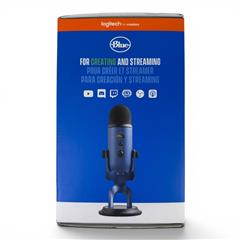 Blue Yeti Professional Multi-Pattern USB Condenser Microphone NEW